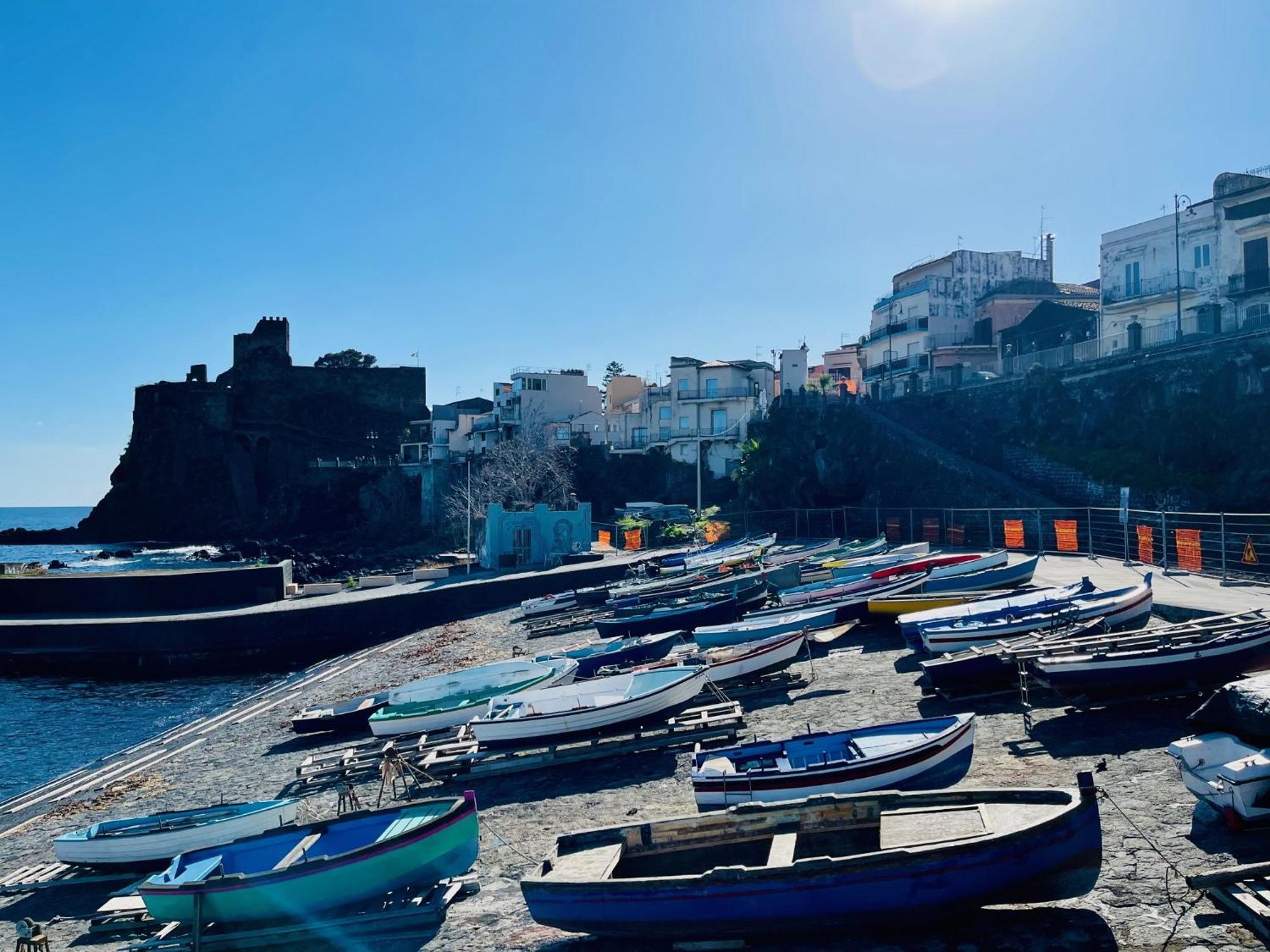 Villa La Finestra Sul Mare Aci Castello Exterior foto